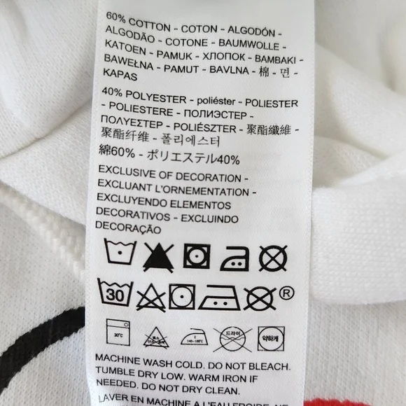 Levi's Women's Cropped Happy Strawberry Prism Hoodie Size 2X - Picture 6 of 11